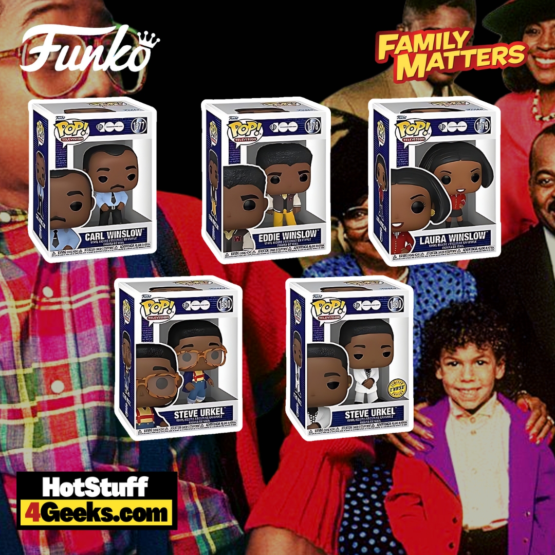 Funko Pop! Television: Family Matters Funko Pop! Vinyl Figures (2023) (Warner Brother’s 100th Anniversary)