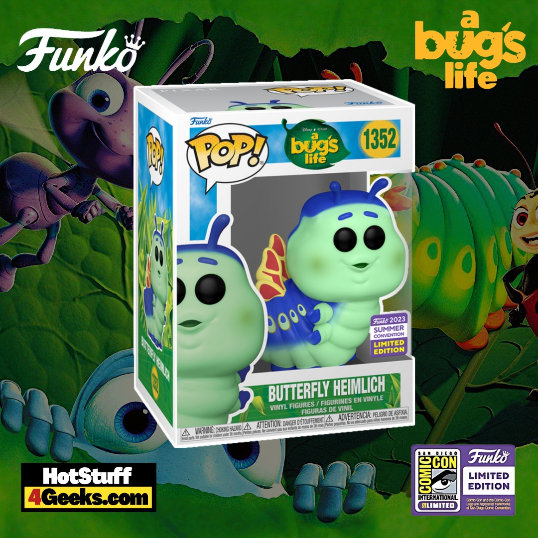 Funko POP! Movies: A Bug's Life – Butterfly Heimlich Funko Pop! Vinyl Figure – SDCC 2023 Exclusive