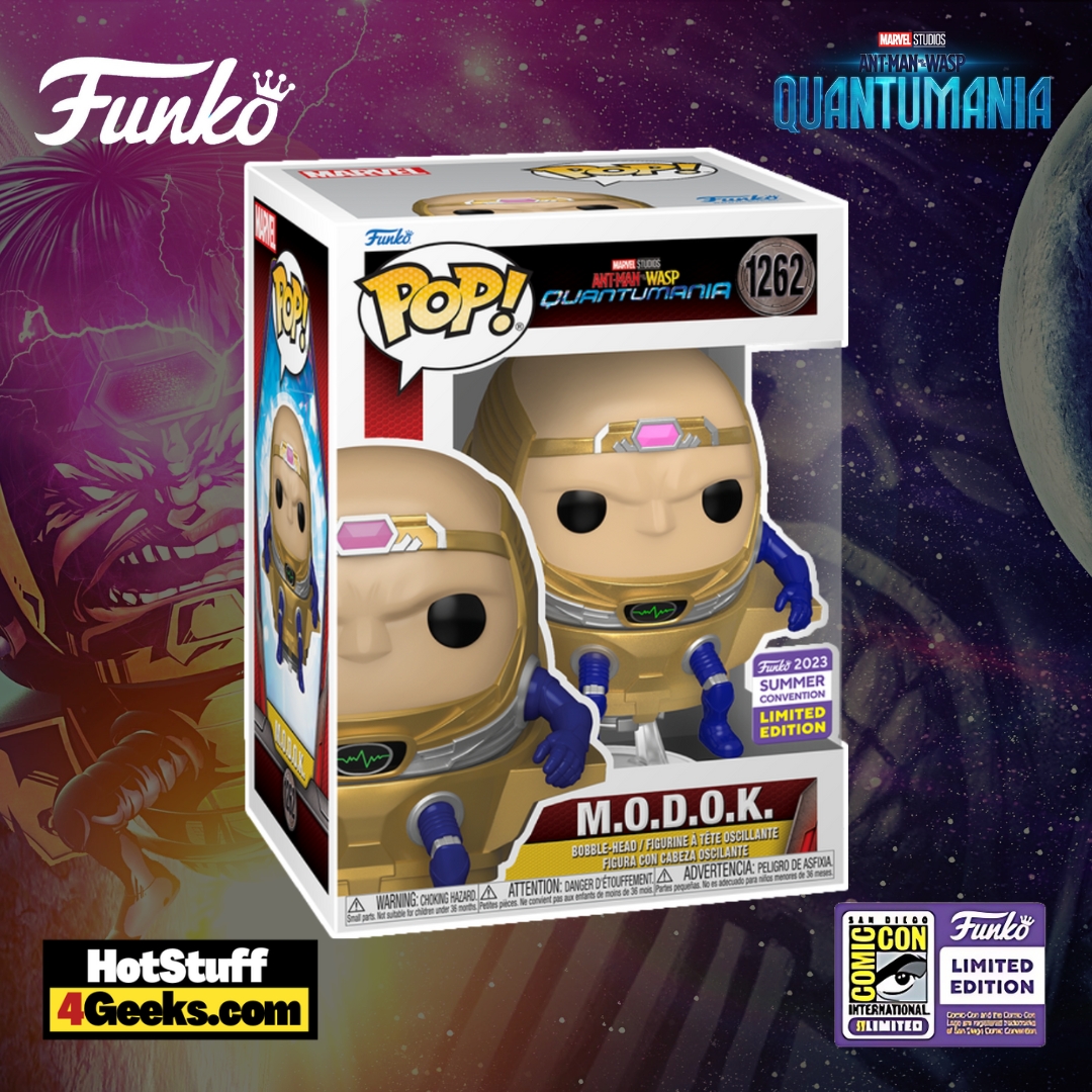 Funko POP! Marvel Studios’ Ant-Man and The Wasp: Quantumania - M.O.D.O.K. Funko Pop! Vinyl Figure – SDCC 2023 Exclusive