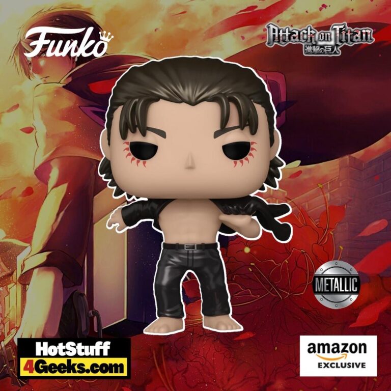 2023 NEW Attack on Titan: Eren Yeager (Metallic) Funko Pop!