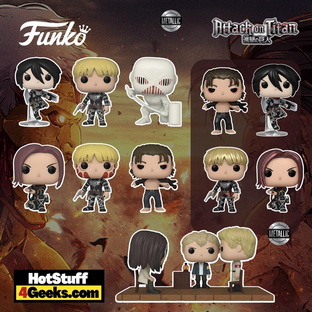 NEW Attack on Titan Funko Pops! New Releases: 2023 Edition