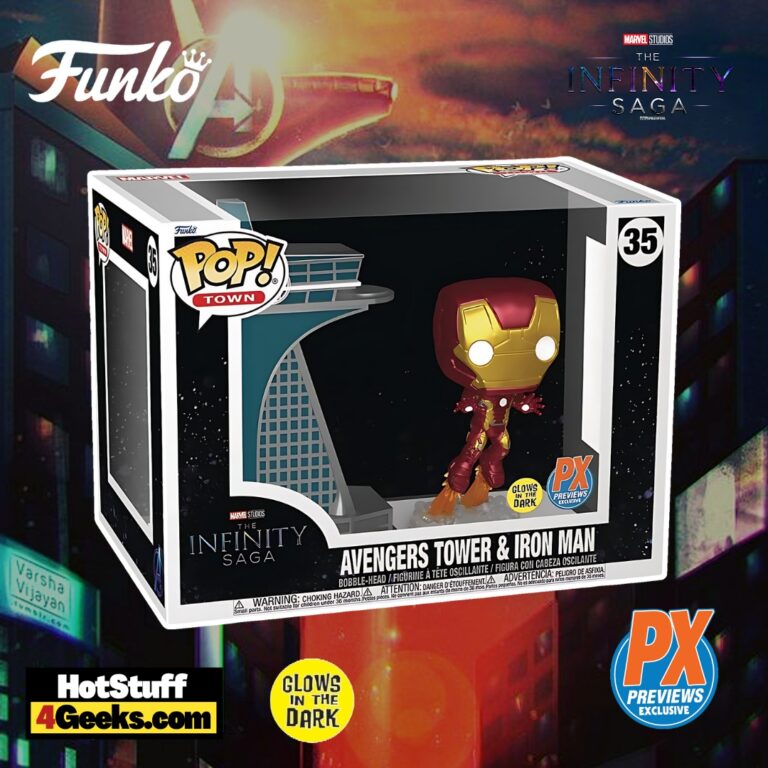 Funko Pop! Town: Avengers Tower and Iron Man Funko Pop! Town Vinyl Figure - PX Previews Exclusive