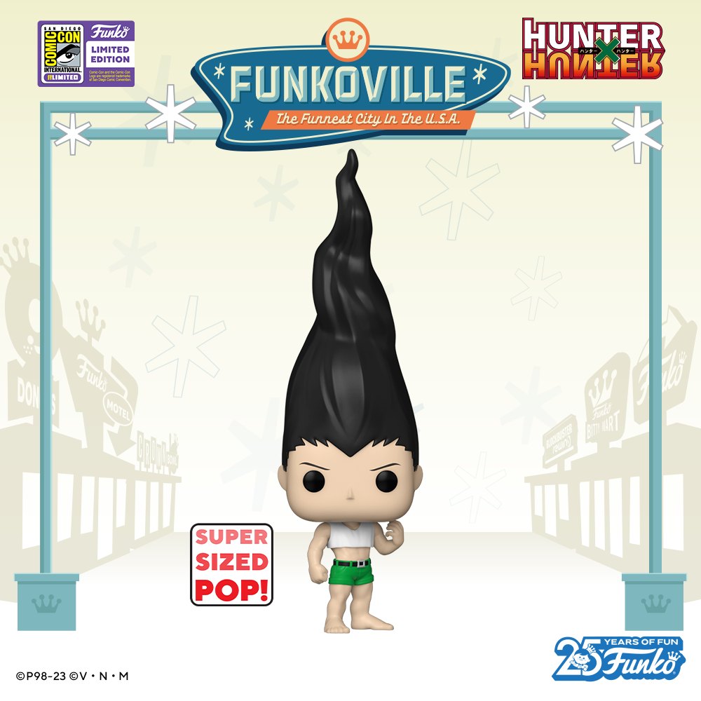 Funko POP! Animation:  Hunter & Hunter - Awaken Gon 6-Inch Super-Sized Funko Pop! Vinyl Figure – SDCC 2023 Exclusive
