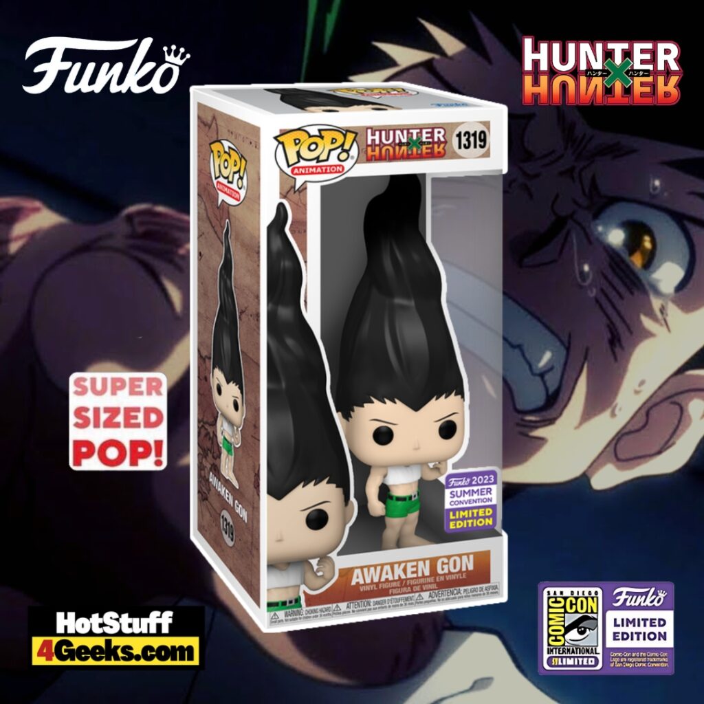 Sdcc Hunter Hunter Awaken Gon Inch Funko Pop