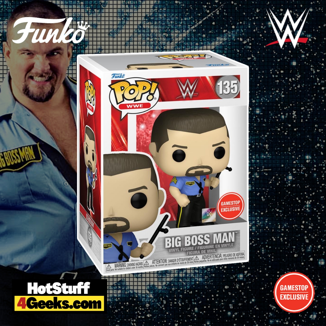 Funko Pop! WWE: Big Boss Man Funko Pop! Vinyl Figure - GameStop Exclusive