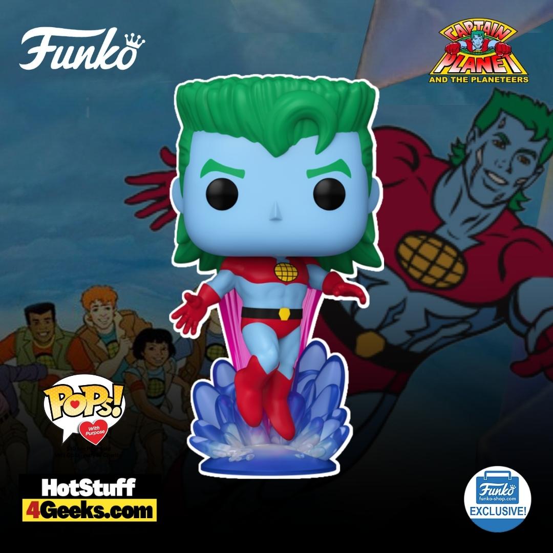 2023 NEW Captain Planet Flying Funko Pop! Exclusive