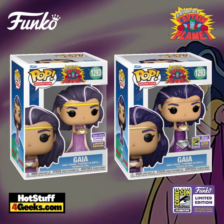 SDCC 2023: Captain Planet - Gaia Diamond Glitter Funko Pop!