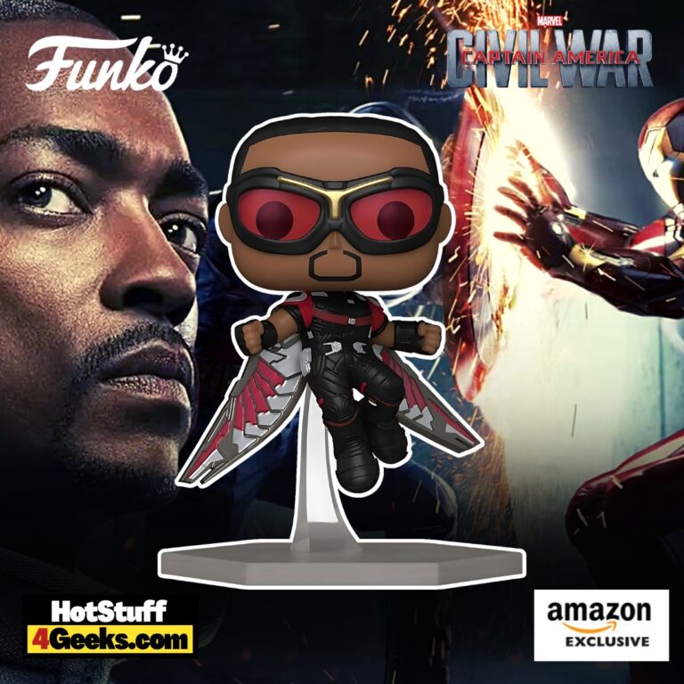 Funko Pop! Marvel: Civil War Build A Scene – Falcon Funko Pop! Vinyl Figure – Amazon Exclusive