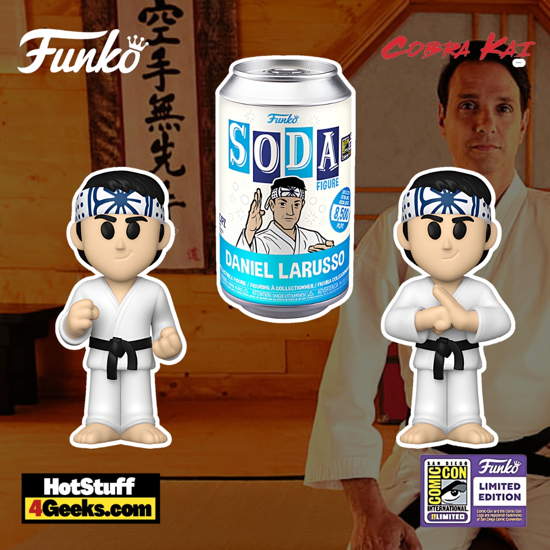 Funko Soda! Cobra Kay: Daniel Larusso Funko Soda Vinyl Figure – SDCC 2023 Exclusive