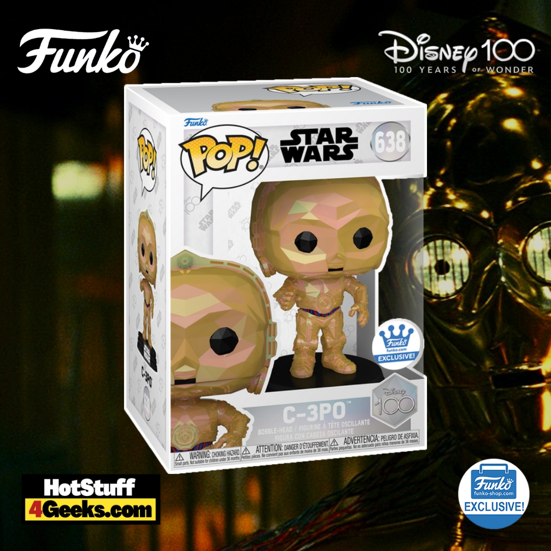 2023 NEW Disney 100: 3-CPO (Facet) Funko Pop! Exclusive