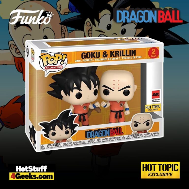 Funko Pop! Animation: Dragon Ball - Goku & Krillin Funko Pop! Vinyl Figure - Anime Expo and Hot Topic Exclusive