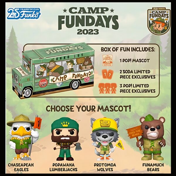 2023 Funko Fundays Camp Fundays Mystery Box of Fun Has Arrive