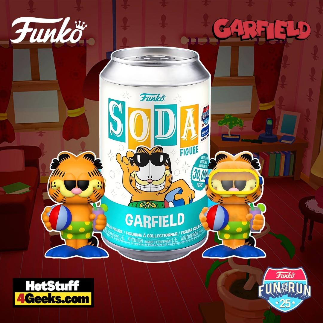 Fun on the Run 2023: Garfield (Beach) Funko Soda Exclusive