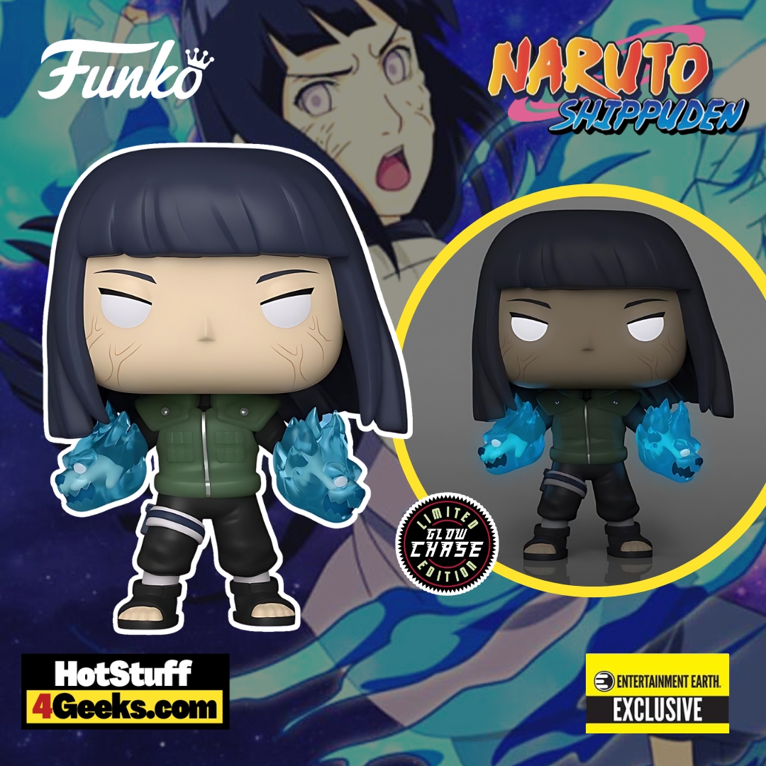 Funko Pop! Animation: Naruto Shippuden -  Hinata Hyuga with Twin Lion Fists with Glow-In-the-Dark (GITD) Chase Funko Pop! Vinyl Figure (2023) – Exclusive