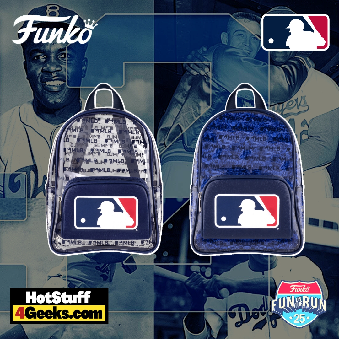 Funko Pop! MLB Stadium: Jackie Robinson Mini Backpack and Funko Pop! Vinyl Figure Bundle - Walmart X Fun on the Run Exclusive