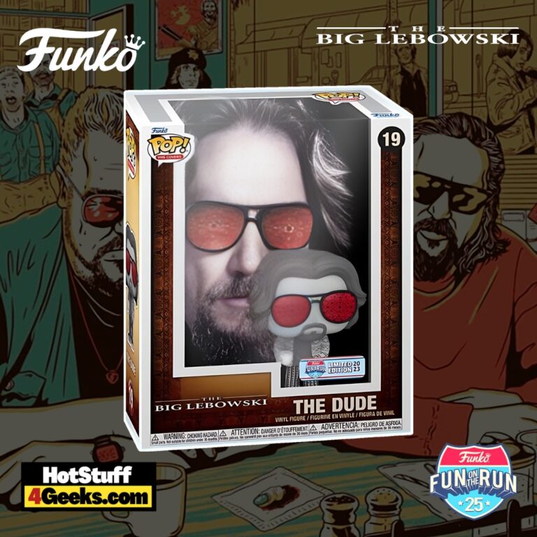 Funko Pop! VHS Covers: The Big Lebowski - Jeff “The Dude” Lebowski Funko Pop! VHS Cover Vinyl Figure - Walmart X Fun on the Run Exclusive
