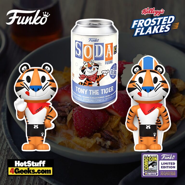 Funko Soda! Kellogg’s Frosted Flakes - Tony the Tiger Funko Soda Vinyl Figure with Chase – SDCC 2023 Exclusive