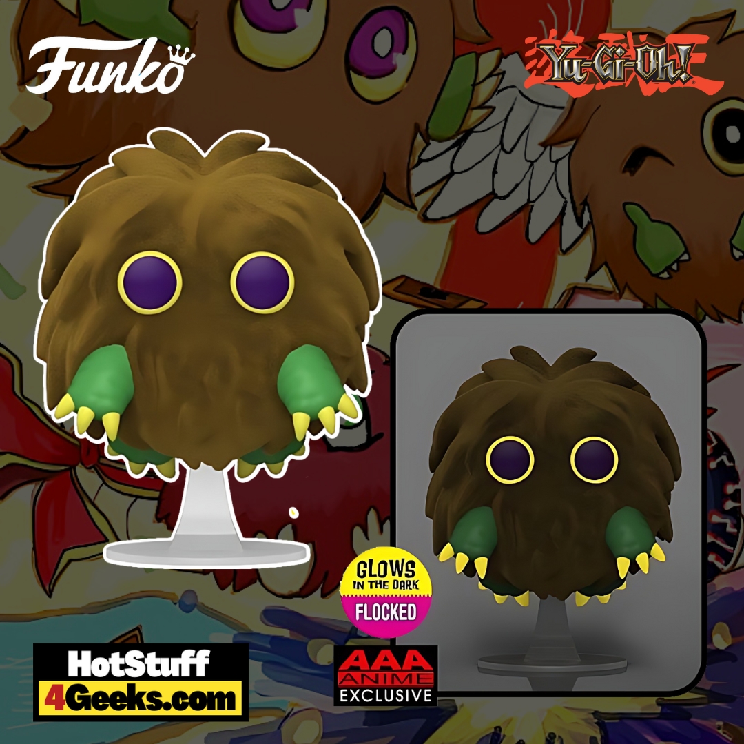 Funko Pop! Yu-Gi-Oh!: Kuriboh Flocked & Glow-In-The-Dark Funko Pop! Vinyl Figure- AAA Anime Exclusive