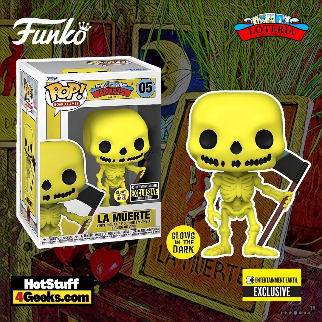 Funko Pop! Board Games - La Lotería: La Muerte Glow-In-te-Dark (GITD) Funko Pop! Vinyl Figure - PX Exclusive