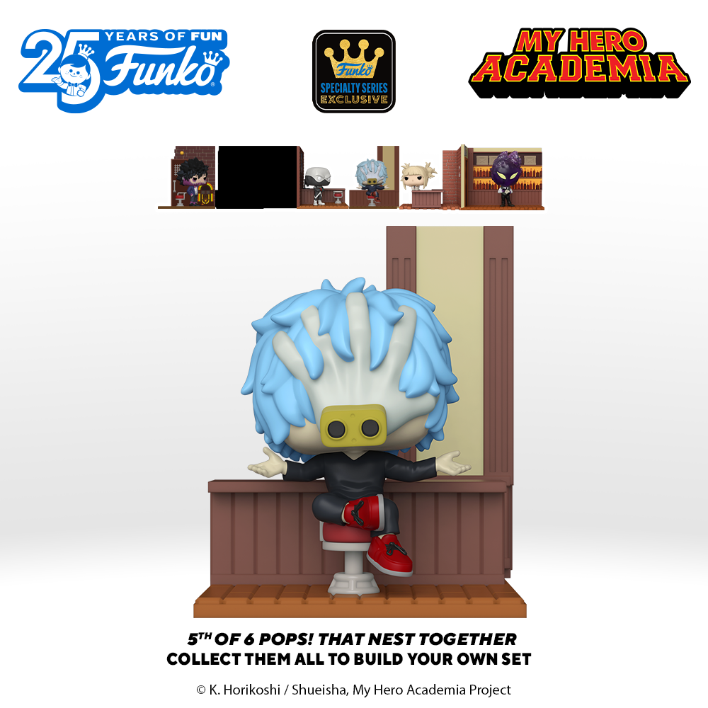 Funko Pop! Animation: My Hero Academia Build-a-scene League of Villains – Tomura Shigaraki (Hideout) Funko Pop! Deluxe Vinyl Figure – Specialty Series Exclusive (5th of 6 pop figures)