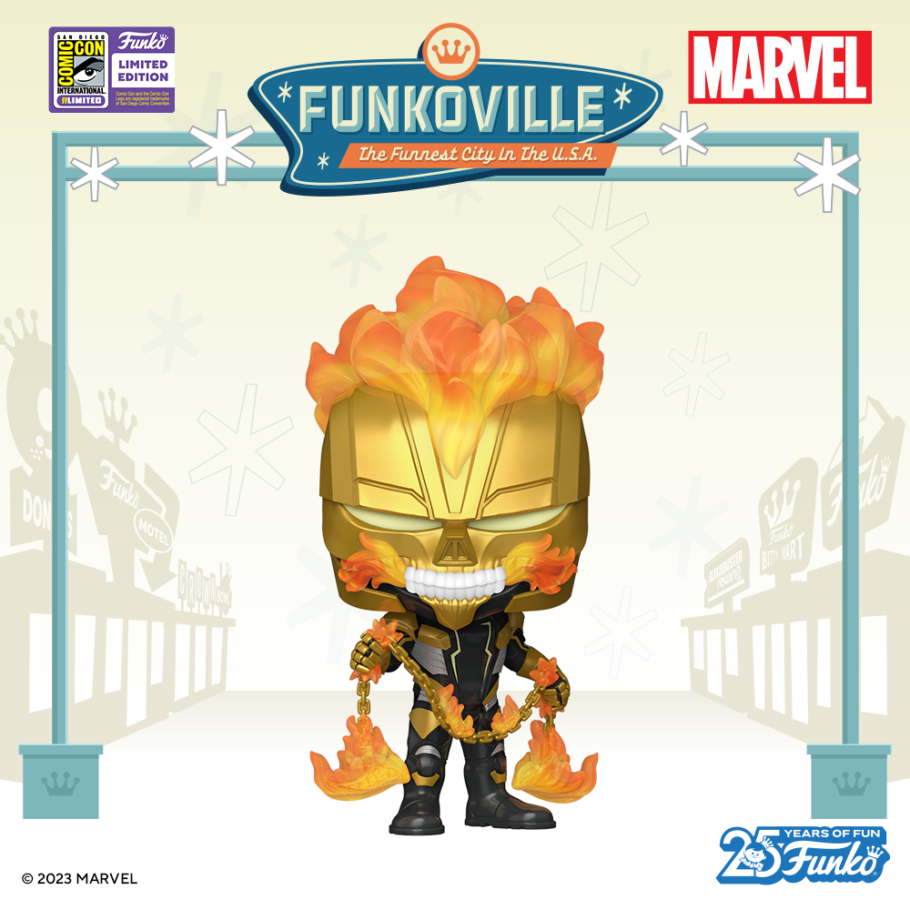 Funko POP! Marvel Midnight Suns -  Ghost Rider Funko Pop! Vinyl Figure – SDCC 2023 Exclusive