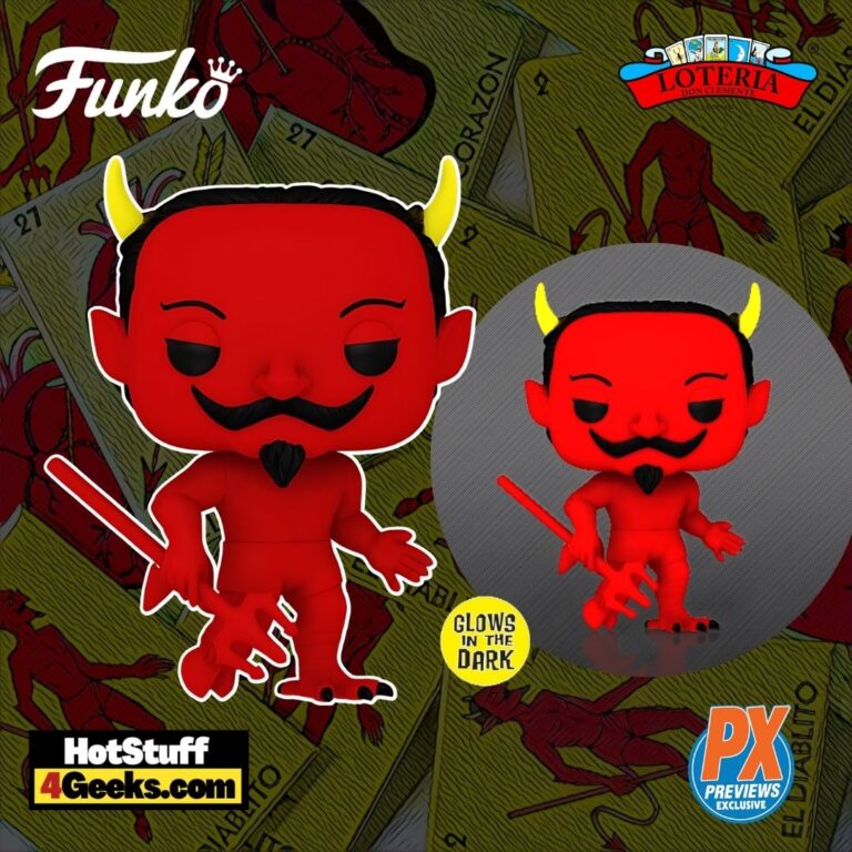 Funko Pop! Board Games - La Lotería: El Diablito Glow-In-te-Dark (GITD) Funko Pop! Vinyl Figure - PX Exclusive