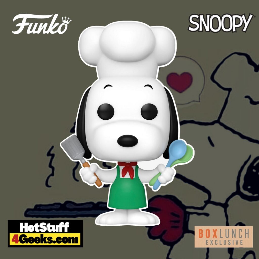 2023 NEW Peanuts - Chef Snoopy Funko Pop! BoxLunch Exclusive