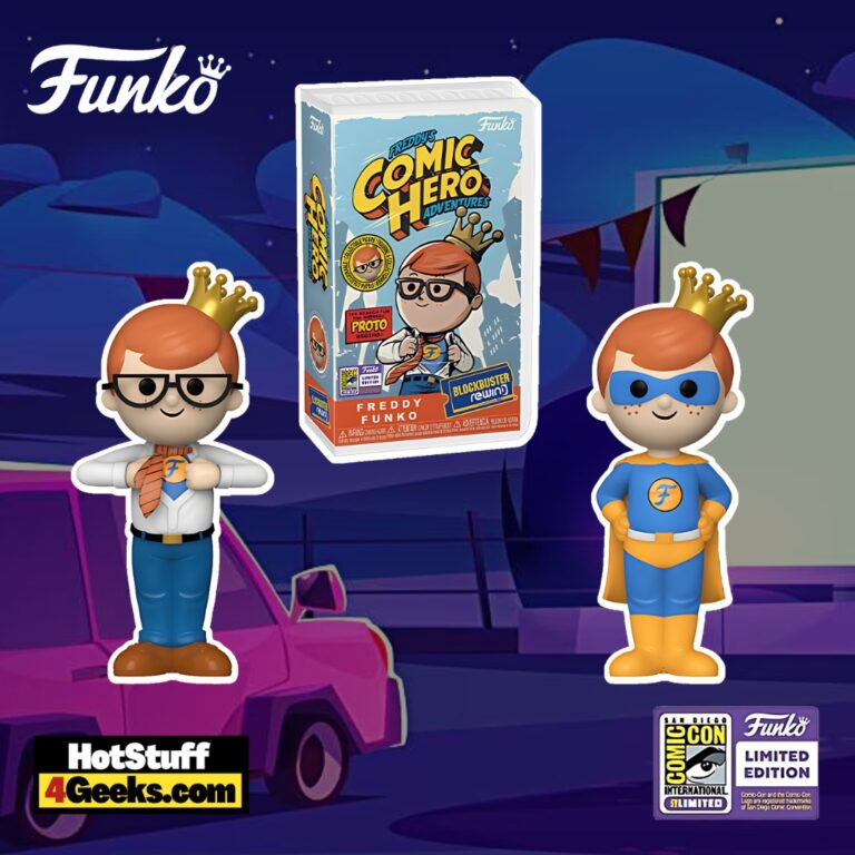 Funko! REWIND Freddy Funko (Freddy’s Comic Hero Adventures version) Rewind Vinyl Figure – SDCC 2023 Exclusive