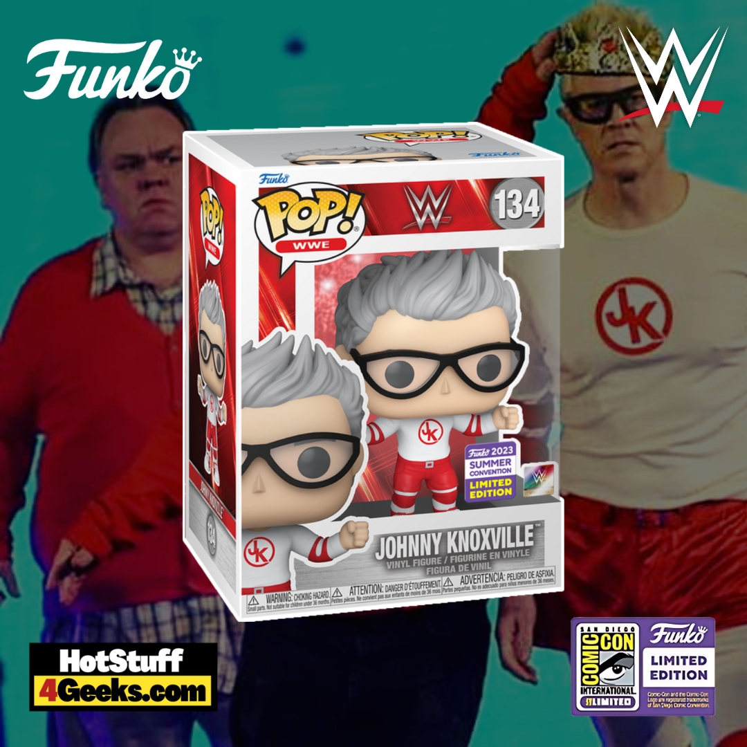 2023 SDCC Funko POP! WWE: Johnny Knoxville Exclusive Vinyl Figure - SDCC  Sticker - Gemini Collectibles