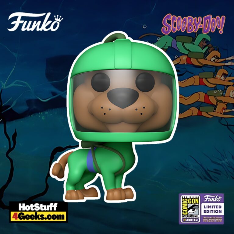 Funko POP! Animation: Scooby-Doo – Scooby-Doo in Scuba Outfit Funko Pop! Vinyl Figure – SDCC 2023 Exclusive