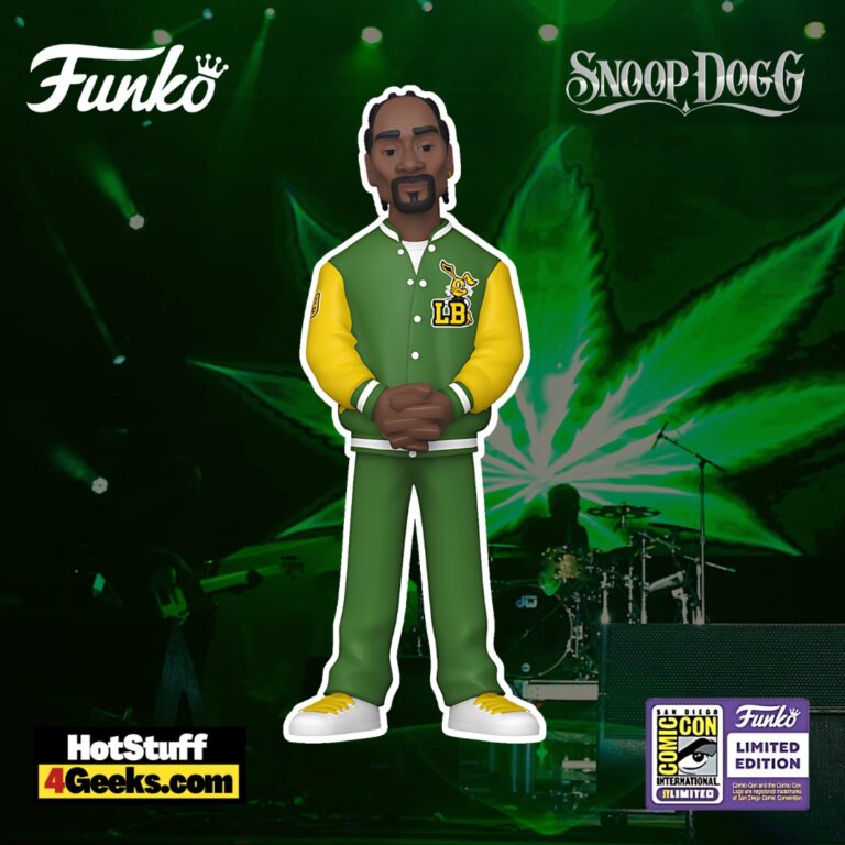 Funko Gold: Snoop Dogg in Green and Yellow Tracksuit (Ego Trippin’ Album) 5-Inch Funko Vinyl Gold Figure – SDCC 2023 Exclusive