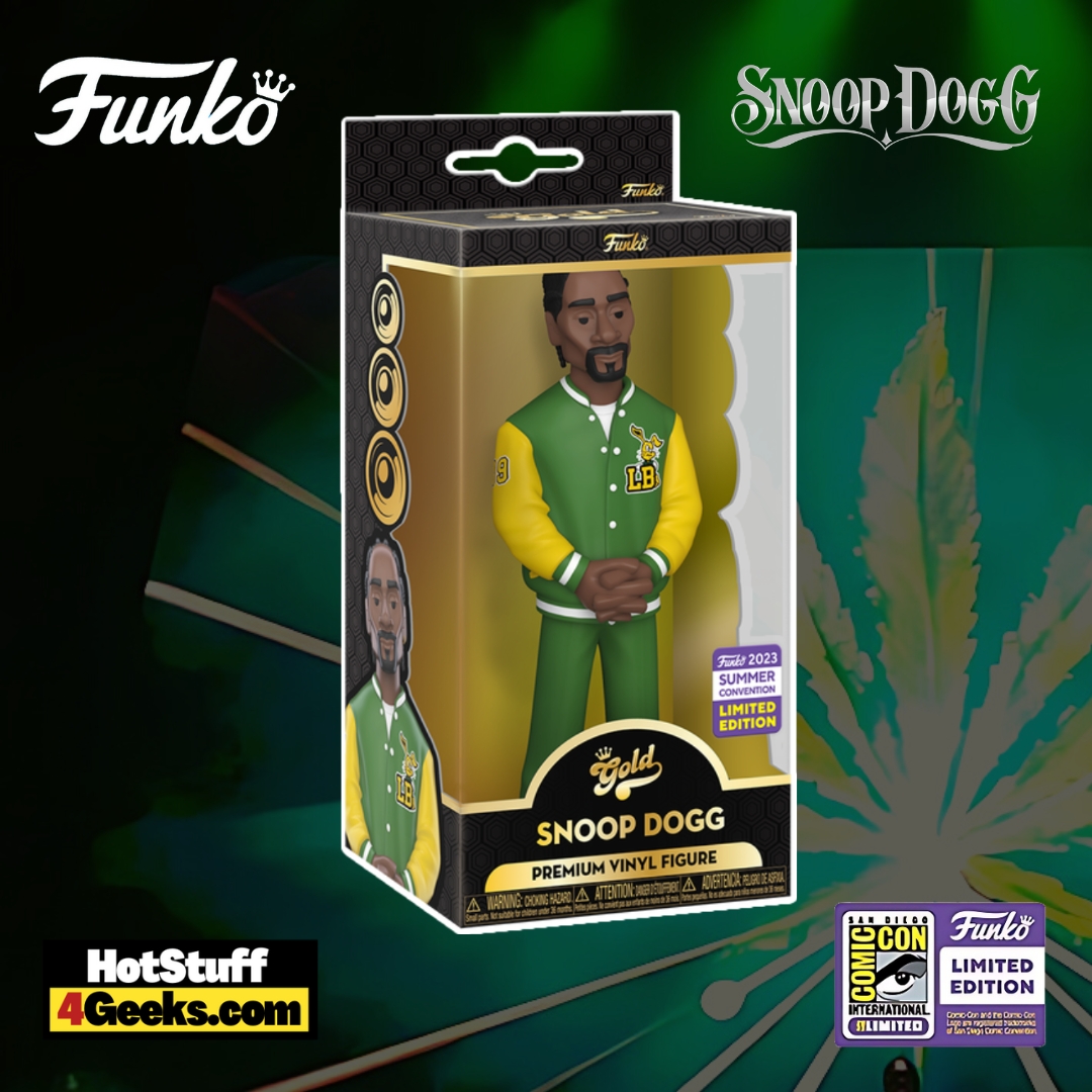 Funko Gold: Snoop Dogg in Green and Yellow Tracksuit (Ego Trippin' Album) 5-Inch Funko Vinyl Gold Figure – SDCC 2023 Exclusive