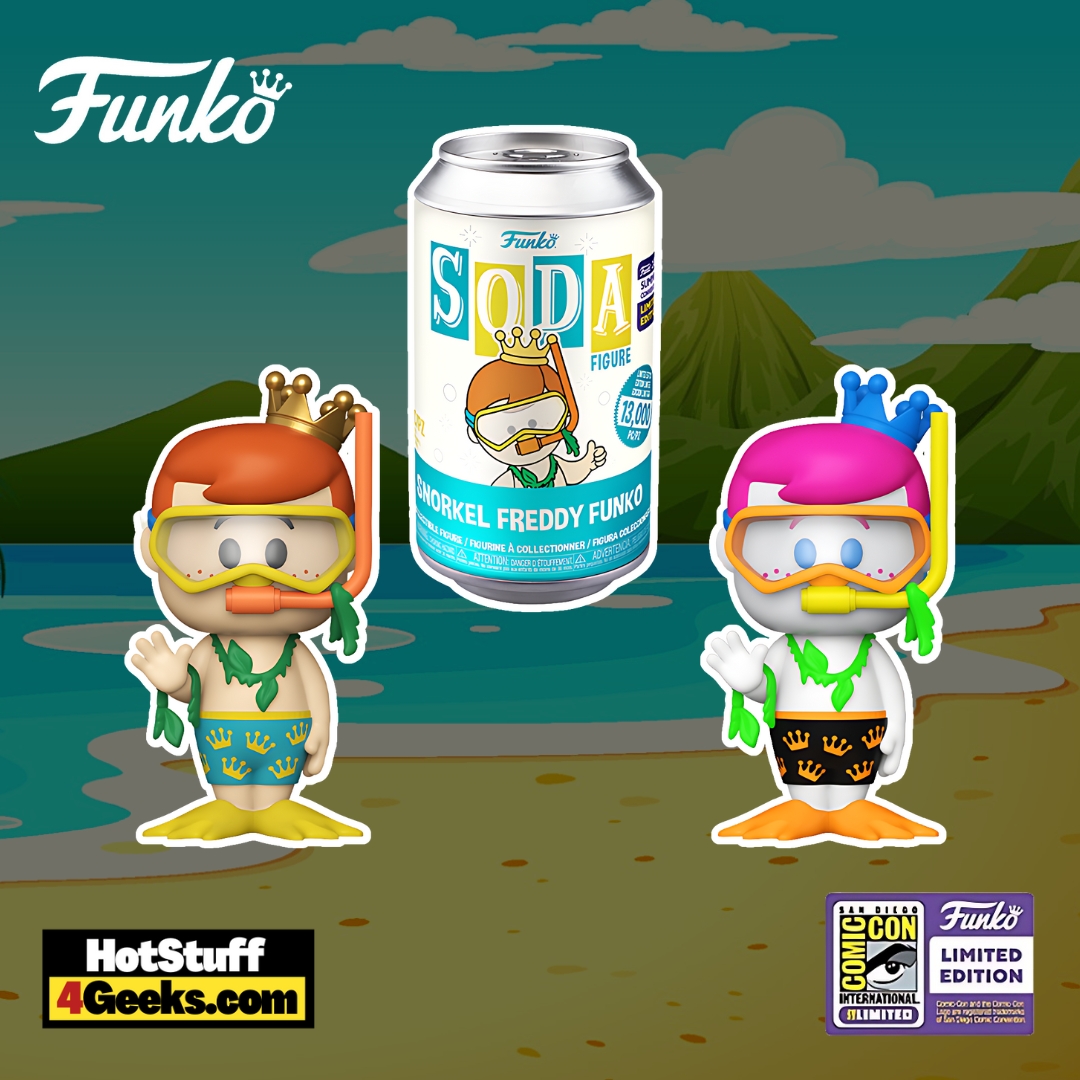 SDCC 2023: Snorkel Freddy Funko Soda w/ Black Light Chase