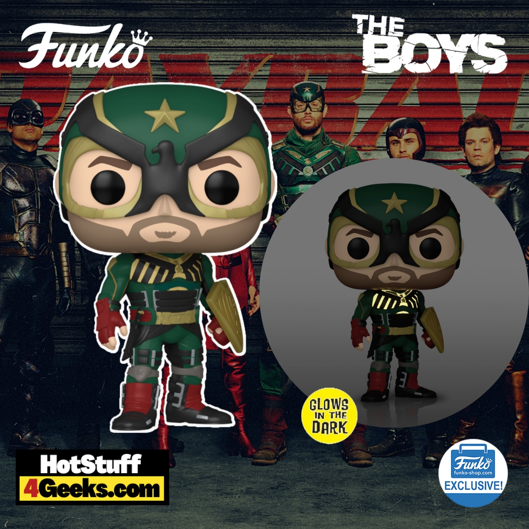 Funko Pop! Television: The Boys - Soldier Boy Glow-In-the-Dark (GITD) Funko Pop! Vinyl Figure - Funko Shop Exclusive