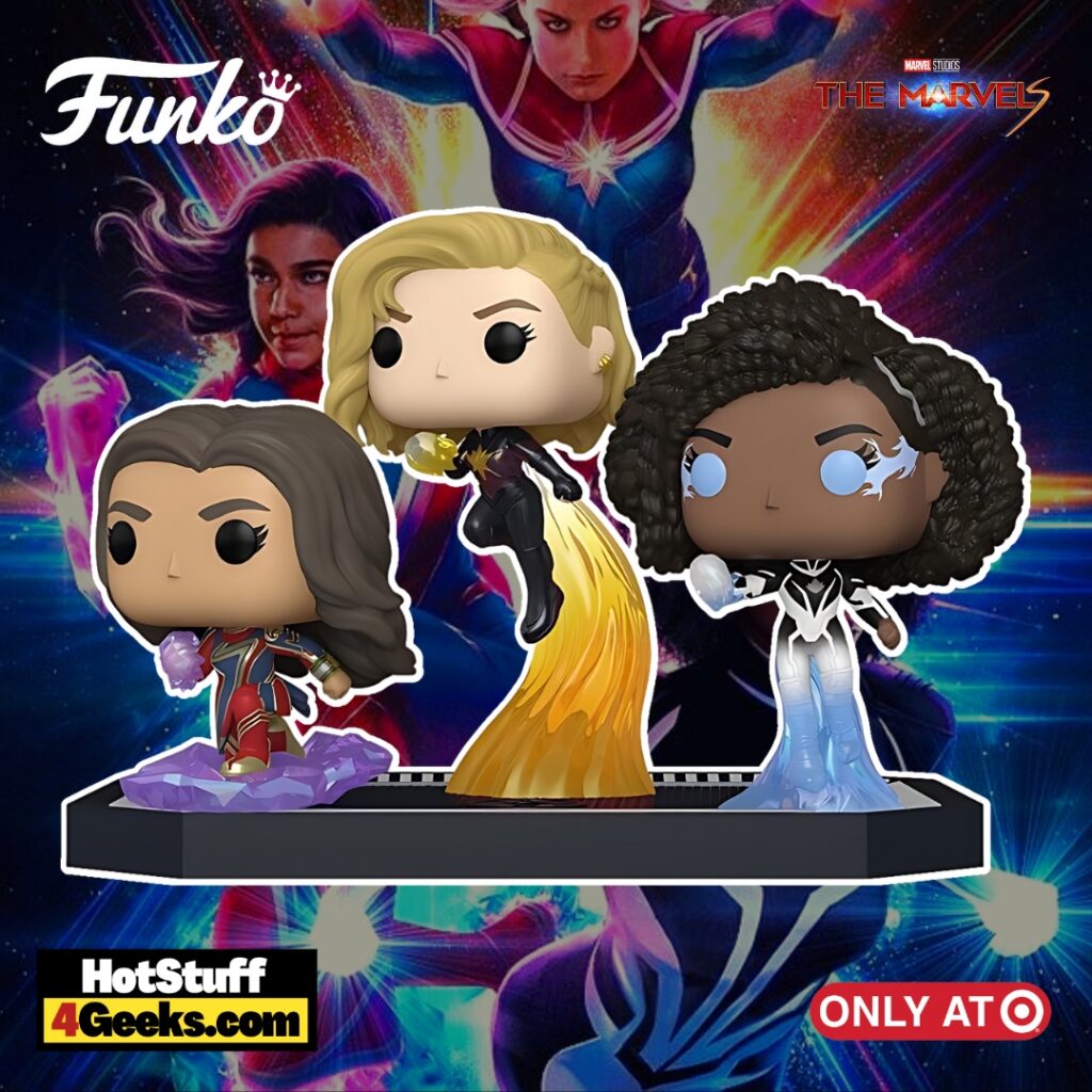 2023 NEW The Marvels: Funko Pop! Moment (Ms.Marvel, Captain Marvel, And ...