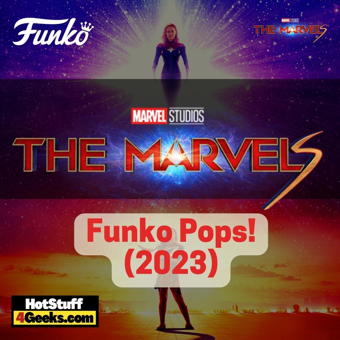 2023 NEW The Marvels Movie Funko Pops! Release Sparks