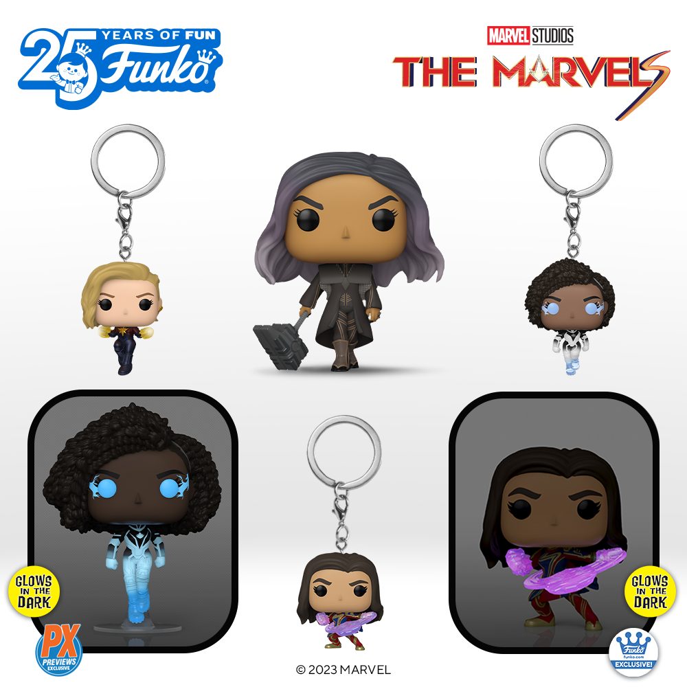 Funko Pop! Marvel Studios: The Marvels Funko Pop! Vinyl Figures (2023)