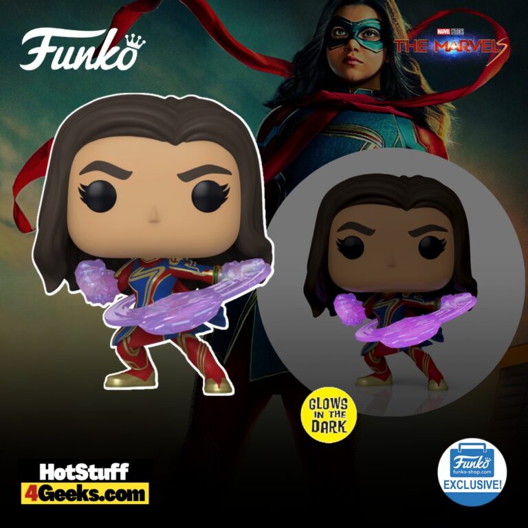 2023 NEW The Marvels: Ms. Marvel Glow Funko Pop! Exclusive