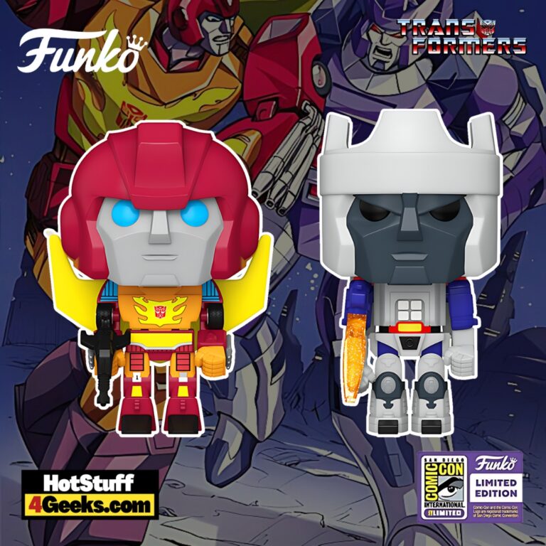 Funko POP! Retro Toys: Transformers – Rodimus and Galvatron 2-Pack Funko Pop! Vinyl Figures – SDCC 2023 Exclusive