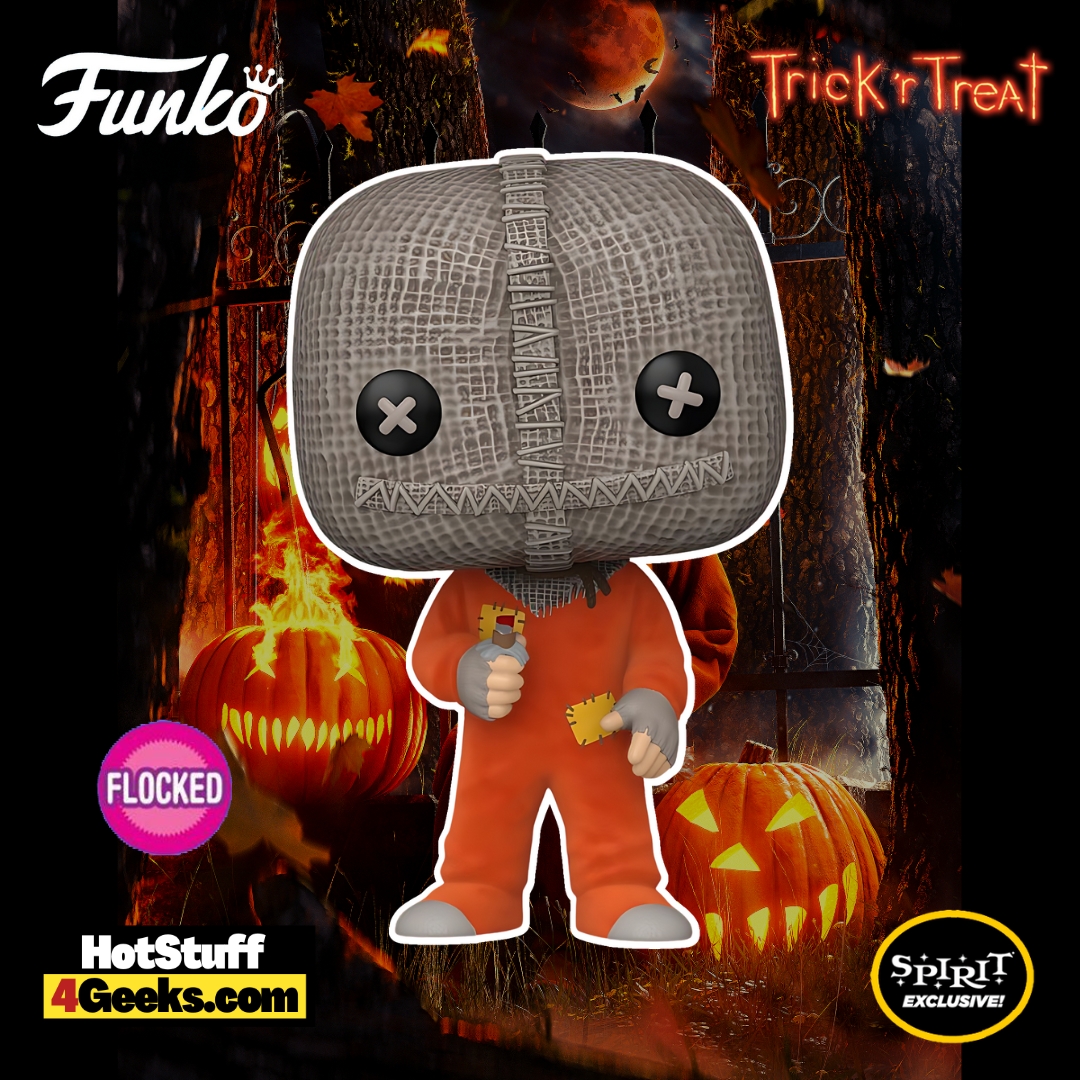 2023 NEW Trick 'r Treat: Sam w/ Razor Candy (Flocked) Funko Pop!