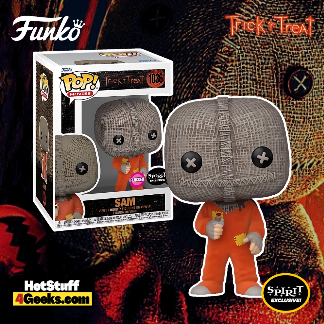 Funko Pop! Movies: Trick 'r Treat - Sam with Razor Candy (Flocked) Funko Pop! Vinyl Figure - Spirit Halloween Exclusive