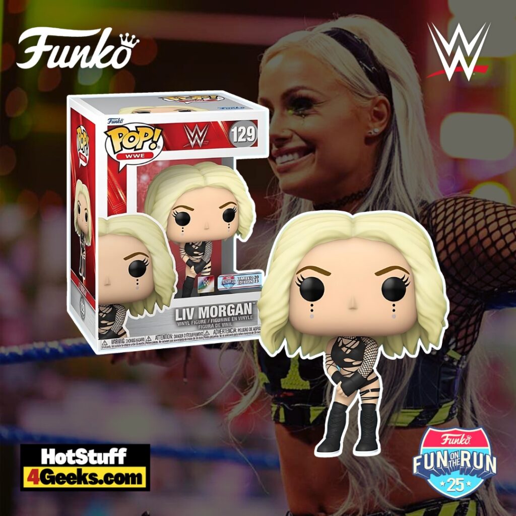 Funko Pop! WWE Liv Morgan 129 Exclusivo Original Colecionavel - Moça do Funko Pop! WWE Liv Morgan 129 Exclusivo Original Colecionavel - Moça do