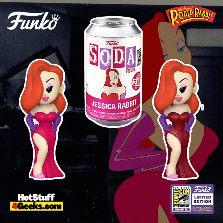 Funko Soda! Who Framed Roger Rabbit? Jessica Rabbit Funko Soda Vinyl Figure – SDCC 2023 Exclusive