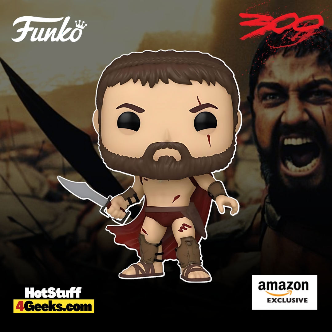 2023 NEW 300 Movie: Leonidas (Bloody) Funko Pop! Amz Exclusive