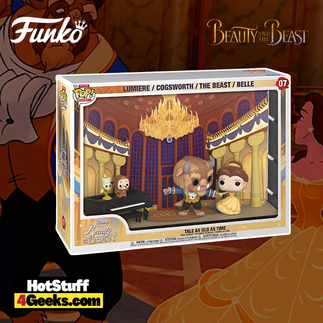 2023 NEW Beauty & The Beast -Tale as Old as Time Funko Pop! Moment