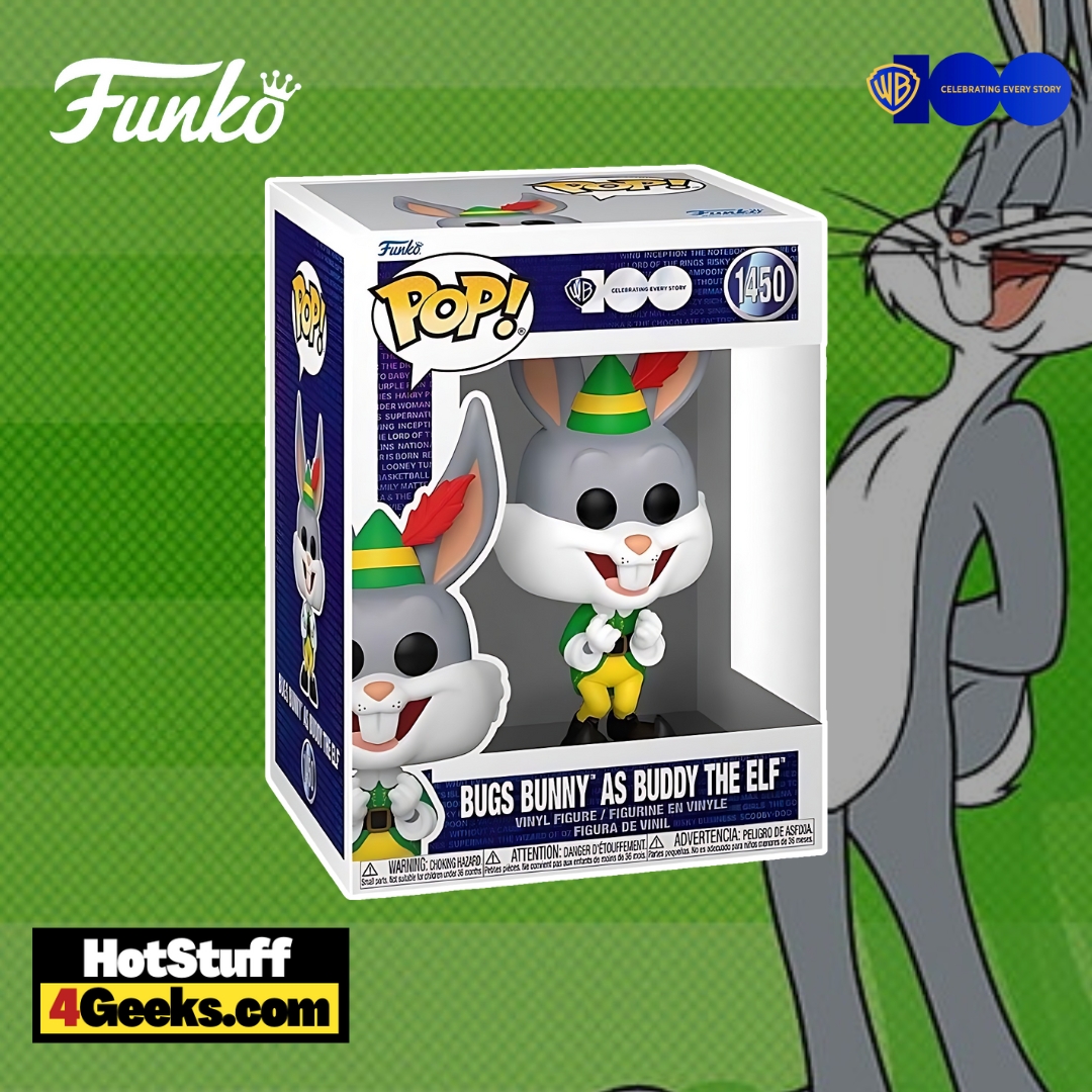 Funko Pop! Warner Bros. 100th Anniversary –  Bugs Bunny as Buddy the Elf Funko Pop! (2023 release)