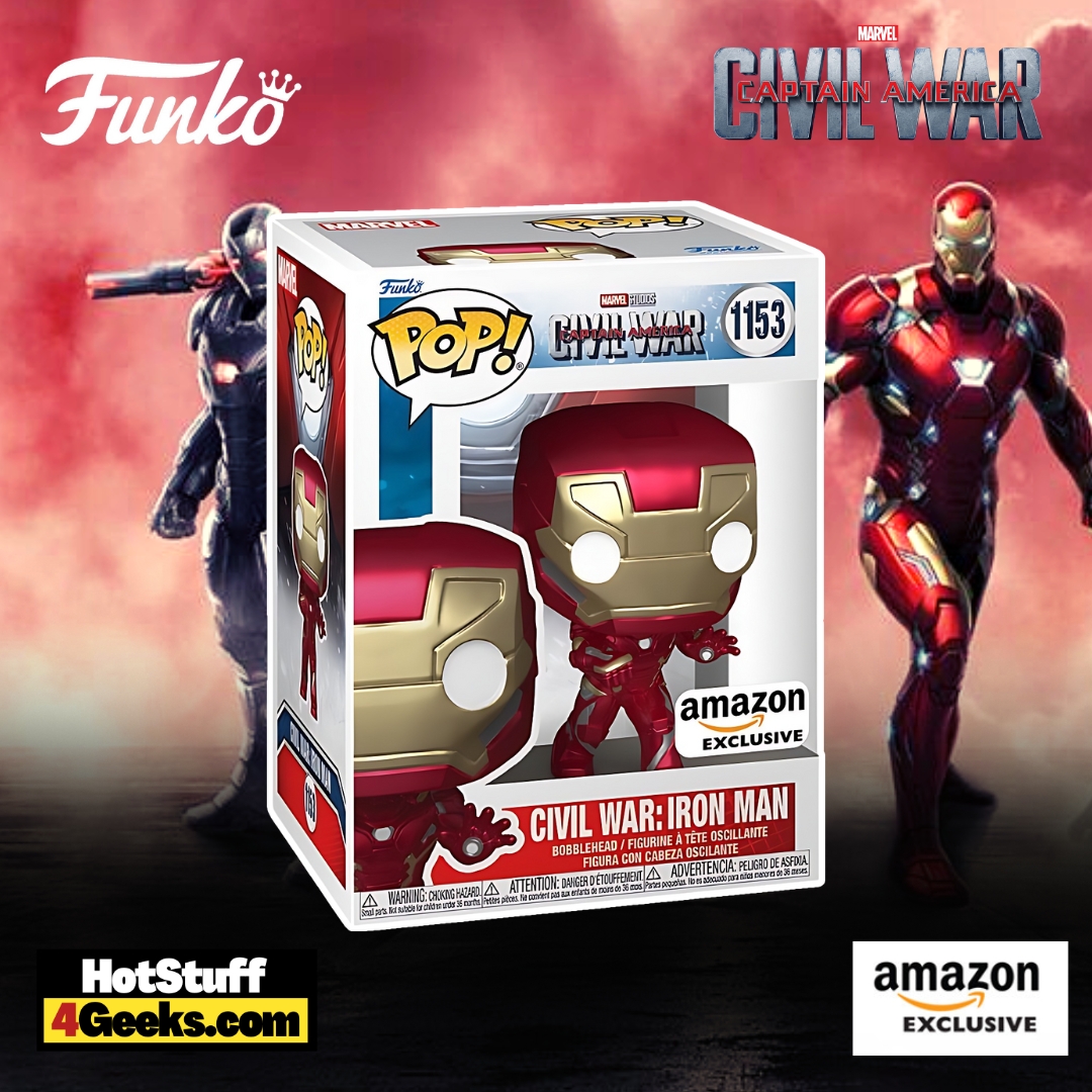 Captain America 3 Civil War Iron Man Build-A-Scene Funko POP! Vinyl