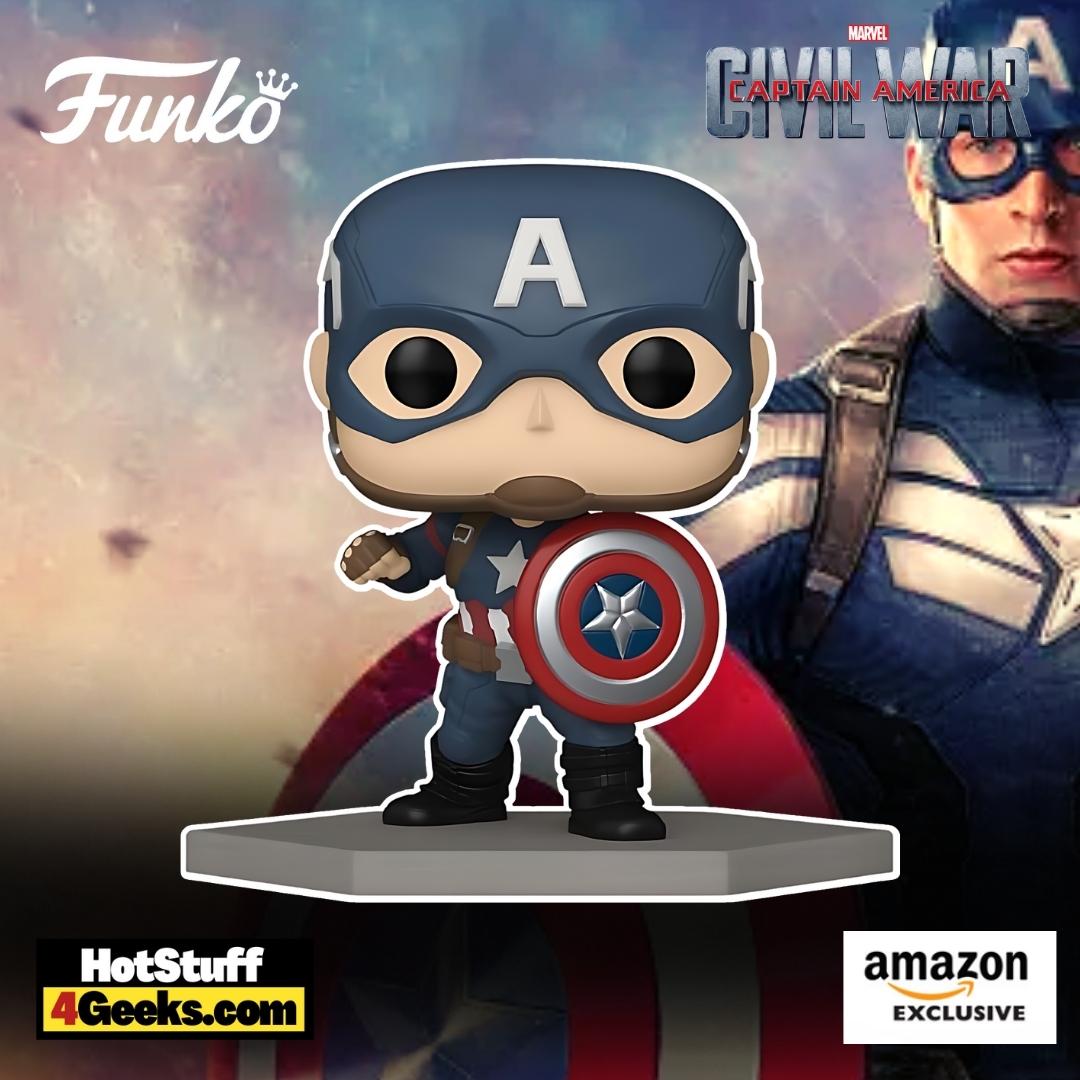 2023 NEW Civil War Build A Scene: Captain America Funko Pop!