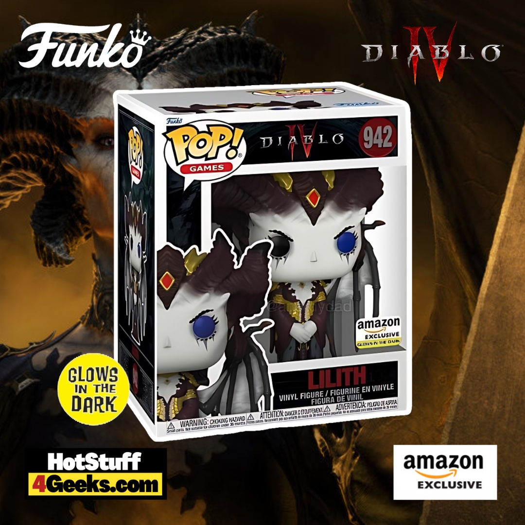 Funko Pop! Games: Diablo IV - Lilith Glow-In-the-Dark Funko Pop! Vinyl Figure – Amazon Exclusive