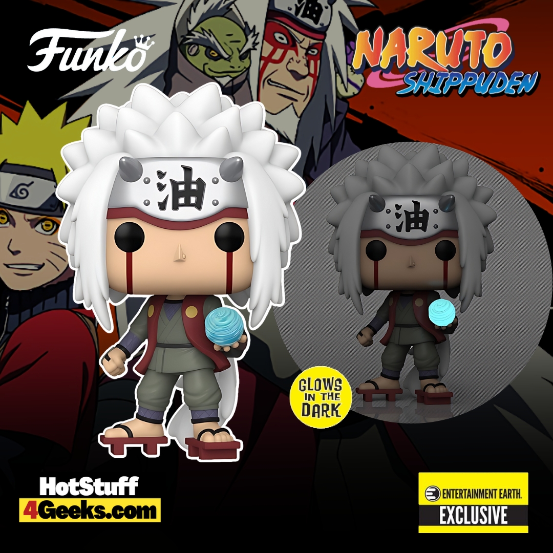 SPECIAL EDITION EXCLUSIVE Funko Pop! Naruto Shippuden JIRAIYA with RAS –